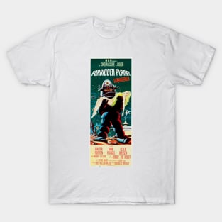 FORBIDDEN PLANET 1956 Retro Science Fiction Vintage Movie T-Shirt